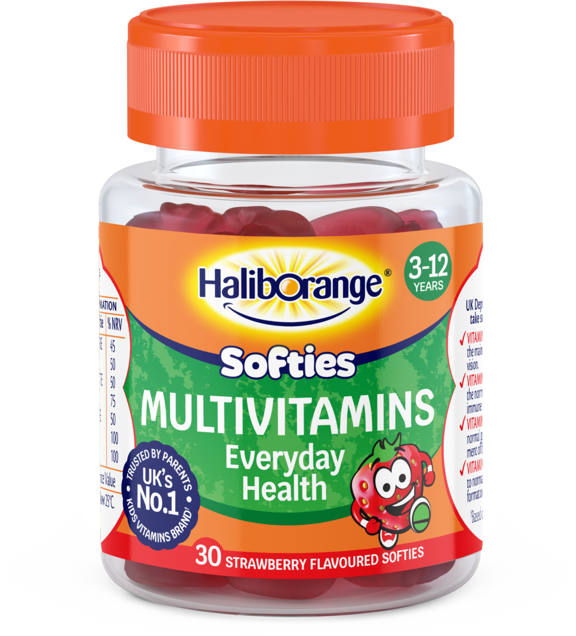 Multivitamin Softies Strawberry x30