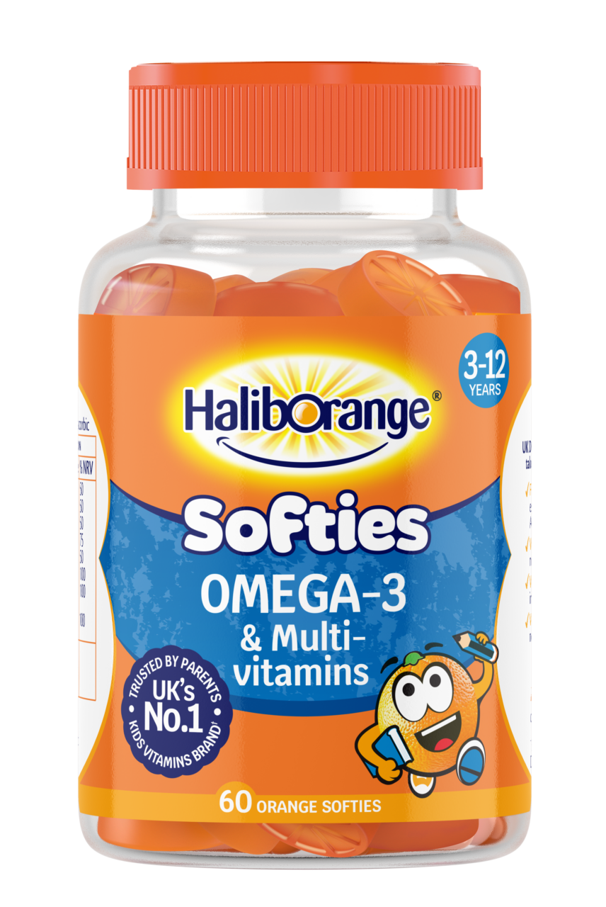 Omega-3 & Multivitamin Softies Orange x60